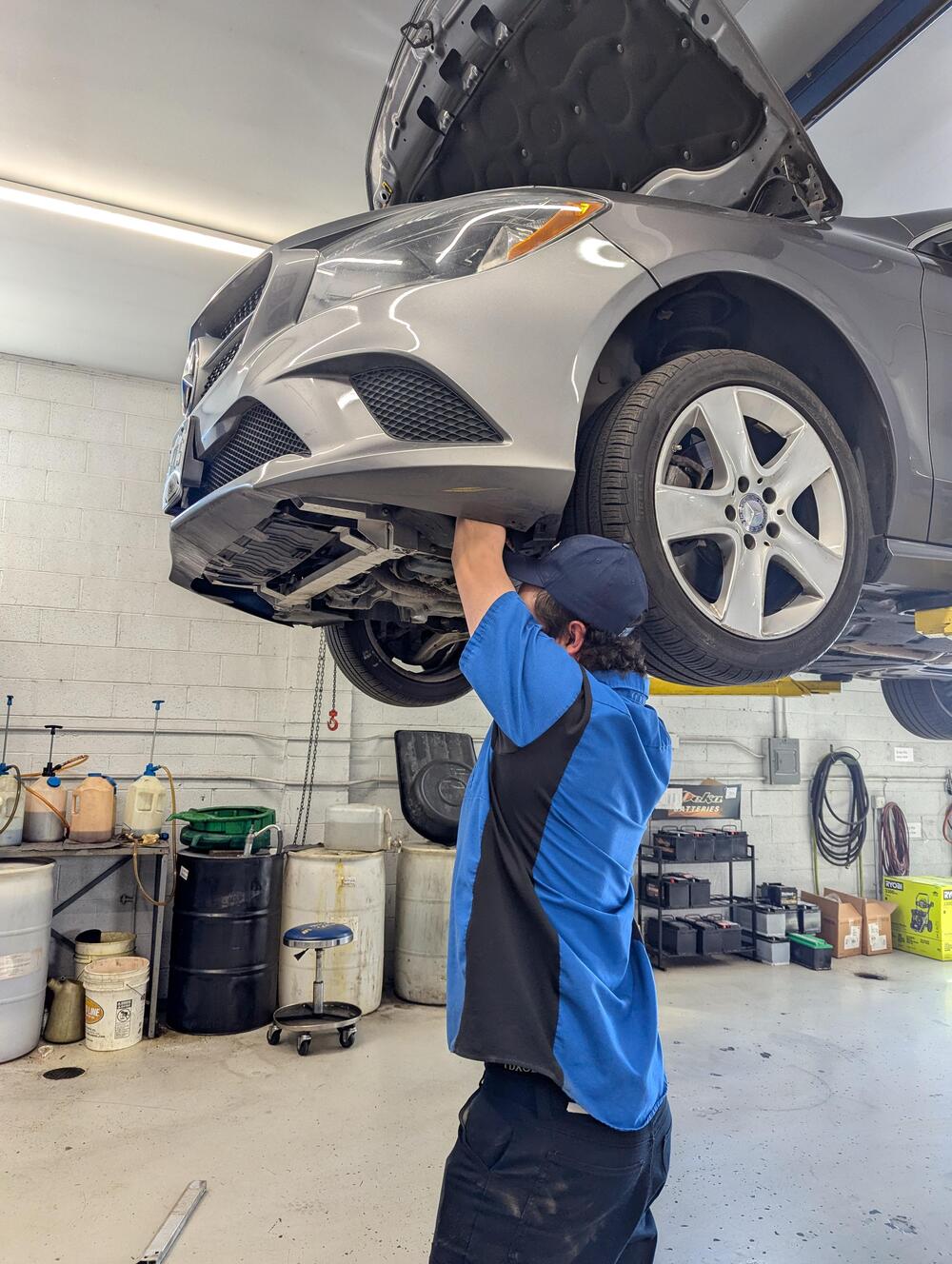 From Road Debris to Renewal: A Mercedes-Benz CLA250 Repair Story