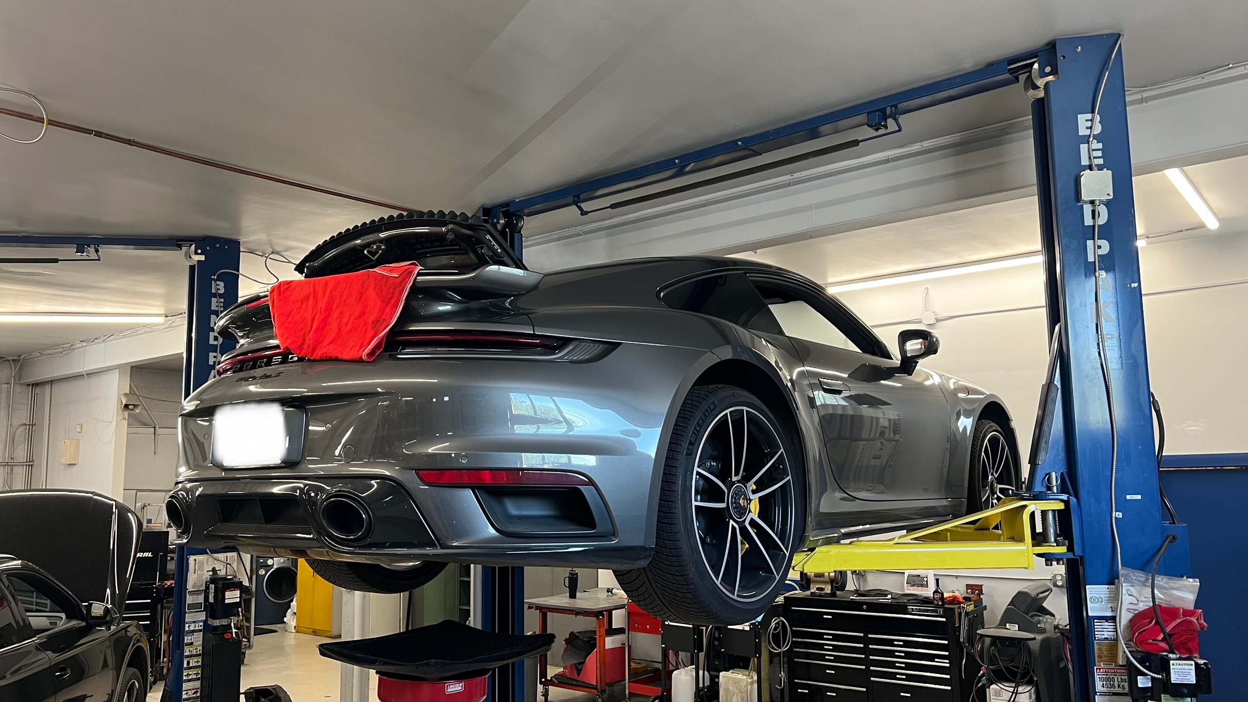 Precision in Every Drop Servicing a 2022 Porsche 911 Turbo S