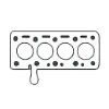 Gas stove cooktop with four burners