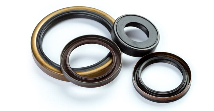 Various rubber and metal oil seals