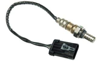 Automotive oxygen sensor with wire connector
