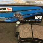 Hawk Performance HPS brake pads and box